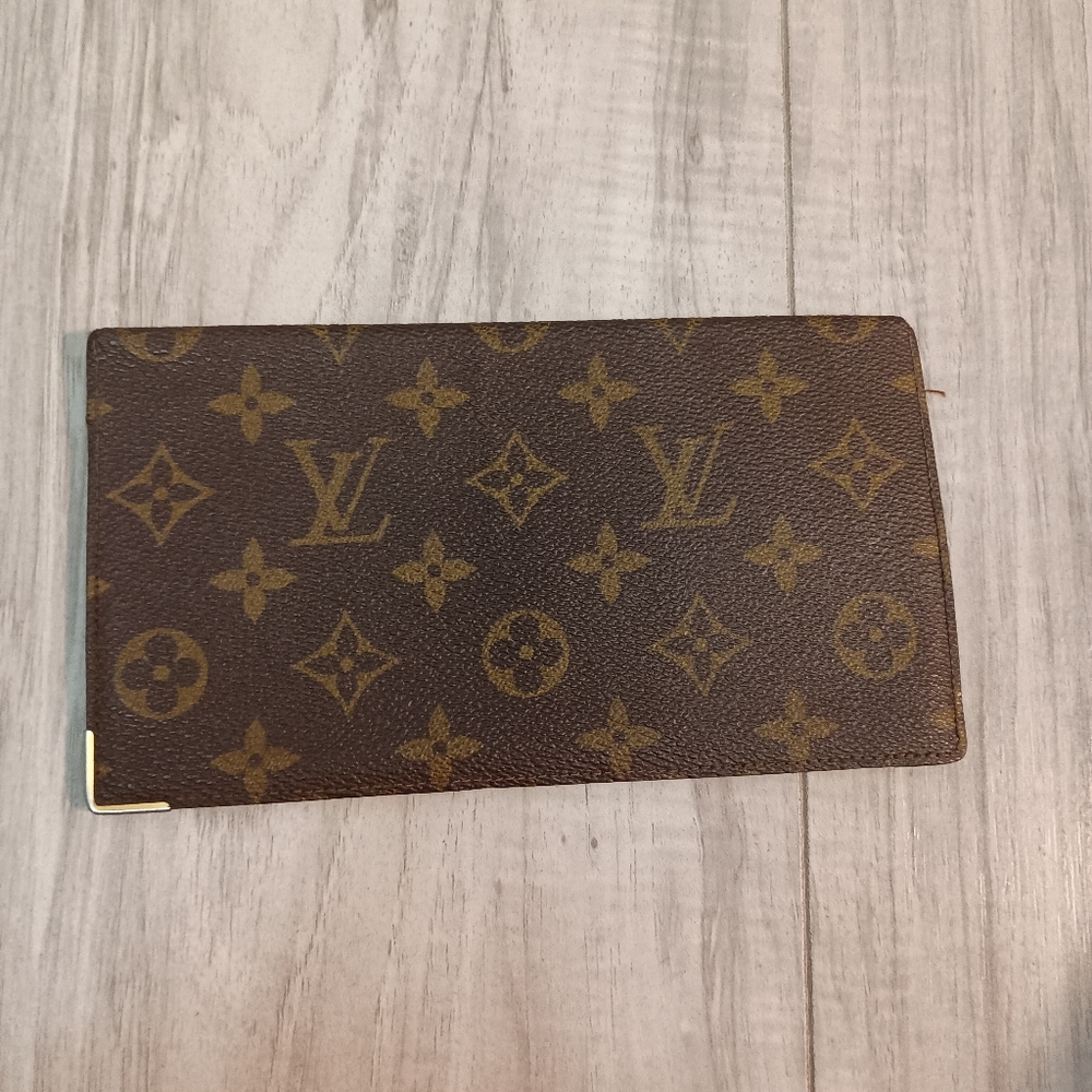 Louis Vuitton Monogram Wallet in Brown and Gold